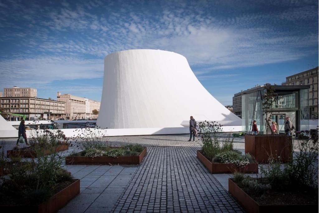 "L'Escapade Havraise" Studio Parking Gratuit Coeur De Ville Le Havre Kültér fotó